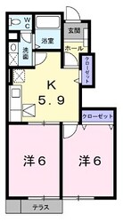 サンセール・Ｎの物件間取画像